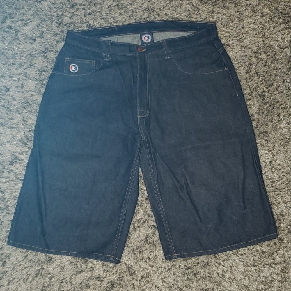 Gunite jean shorts